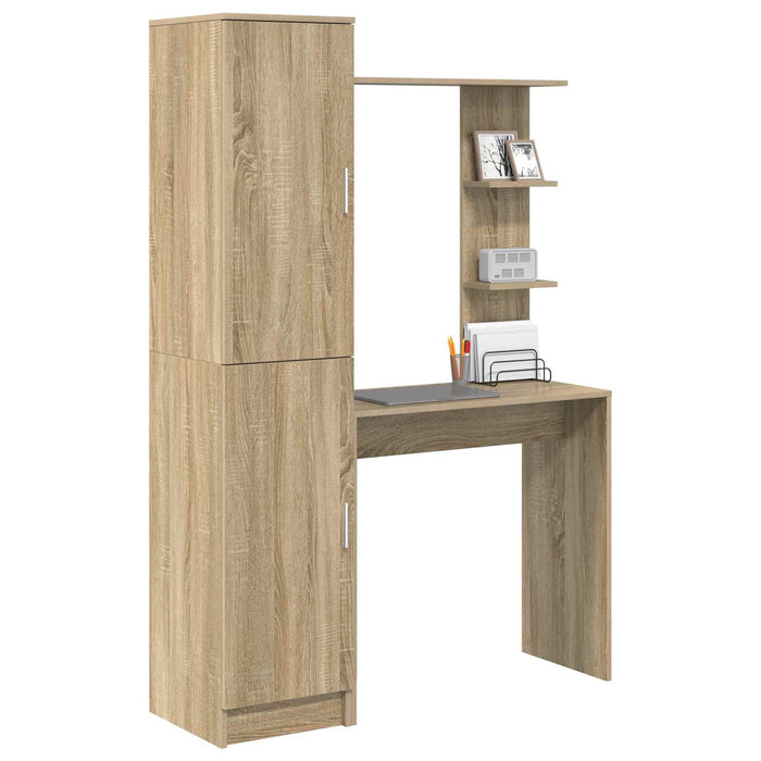 Birou 2 pcs Stejar Sonoma WALTI