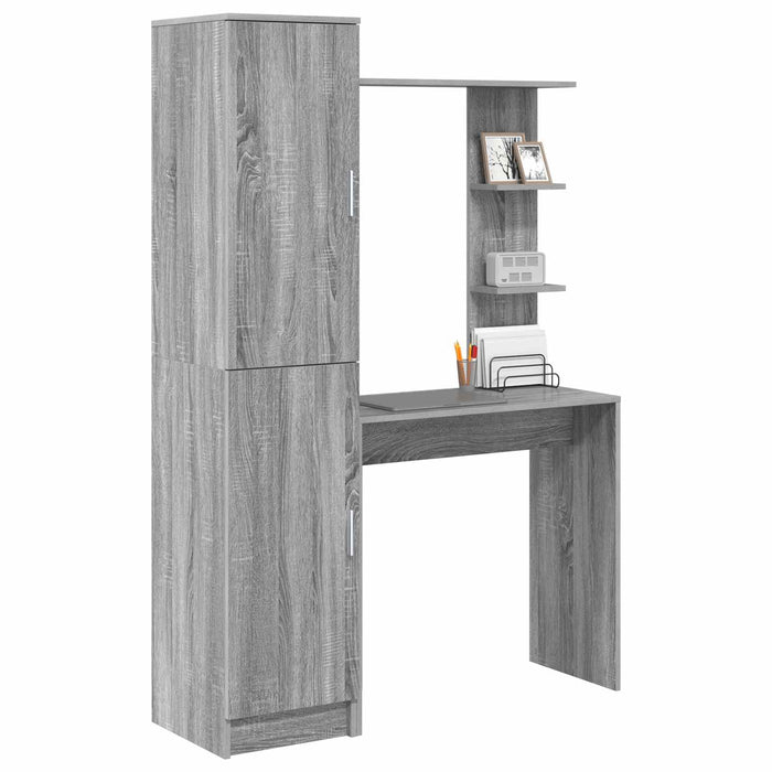 Birou 2 pcs Gri Sonoma - WALTI WALTI