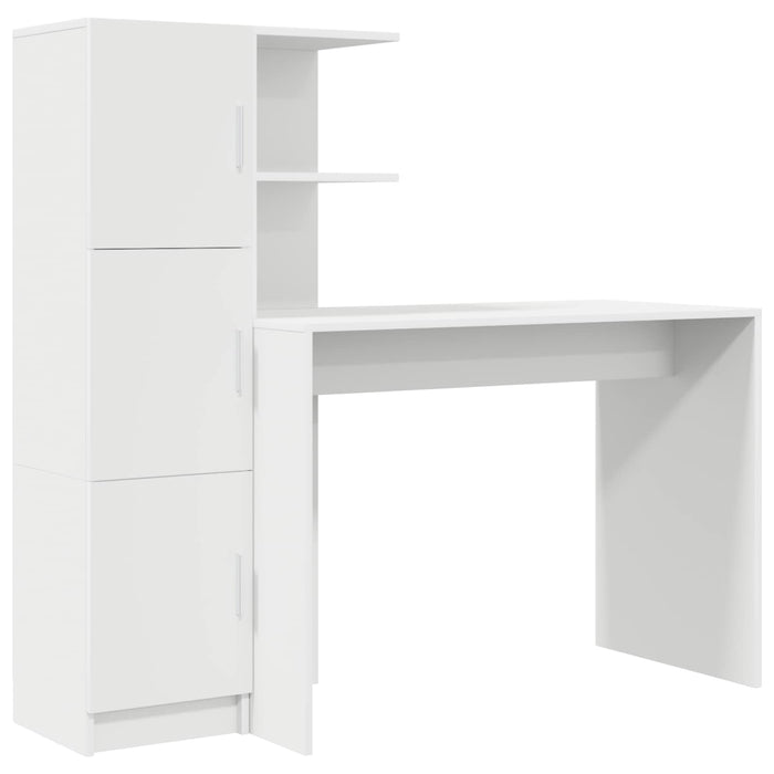 Birou 2 pcs Alb WALTI