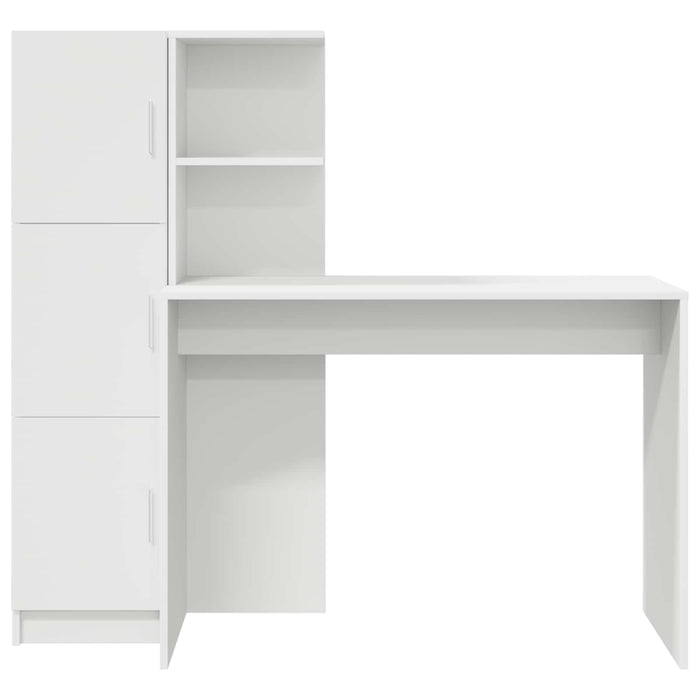 Birou 2 pcs Alb WALTI