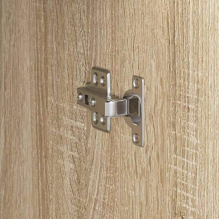Birou cu spațiu de depozitare cu raft 2 pcs Stejar Sonoma - WALTI WALTI