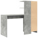 Birou cu spațiu de depozitare cu raft 2 pcs Gri din beton - WALTI WALTI