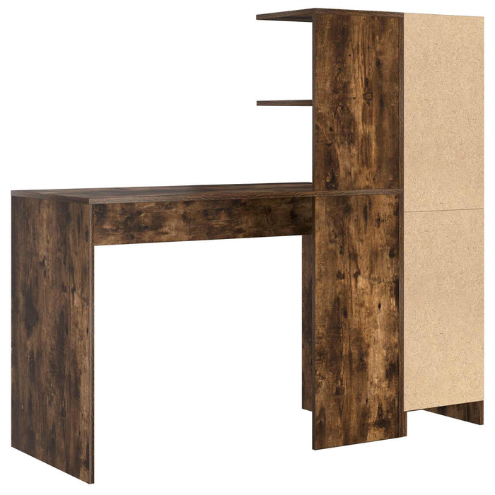 Birou 2 pcs Stejar fumuriu WALTI