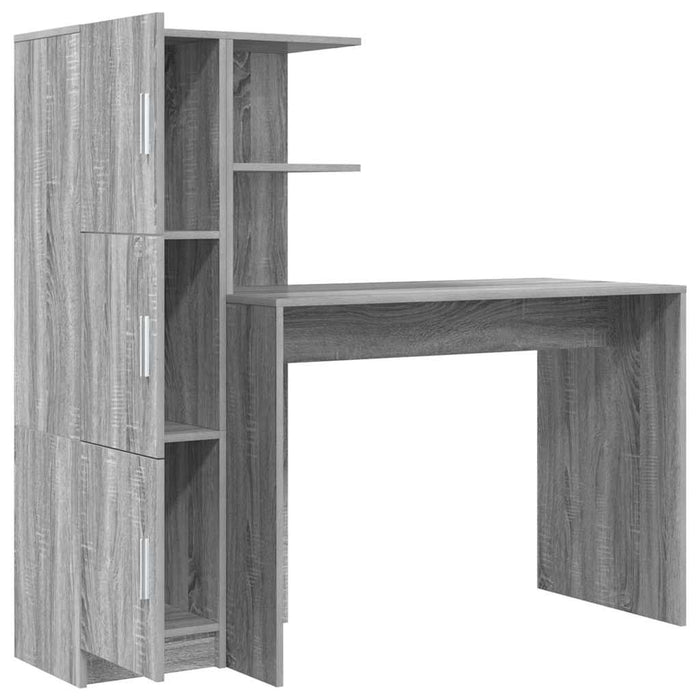 Birou 2 pcs Gri Sonoma - WALTI WALTI