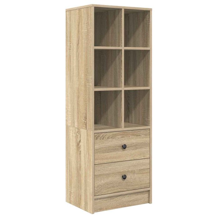 Birou cu sertar cu raft cu depozitare 2 pcs Stejar Sonoma WALTI