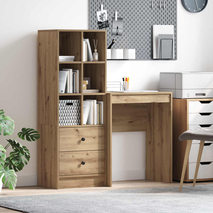 Birou Stejar Artizanal 105,5 x 34 x 127 cm 2 buc. WALTI