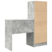 Birou cu sertar cu raft cu depozitare 2 pcs Gri din beton - WALTI WALTI