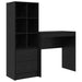 Birou cu sertar cu raft cu depozitare 2 pcs Stejar Negru - WALTI WALTI