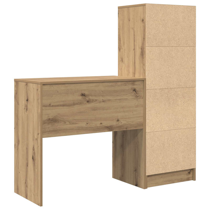 Birou Stejar Artizanal 125,5 x 40 x 127 cm 2 buc. WALTI