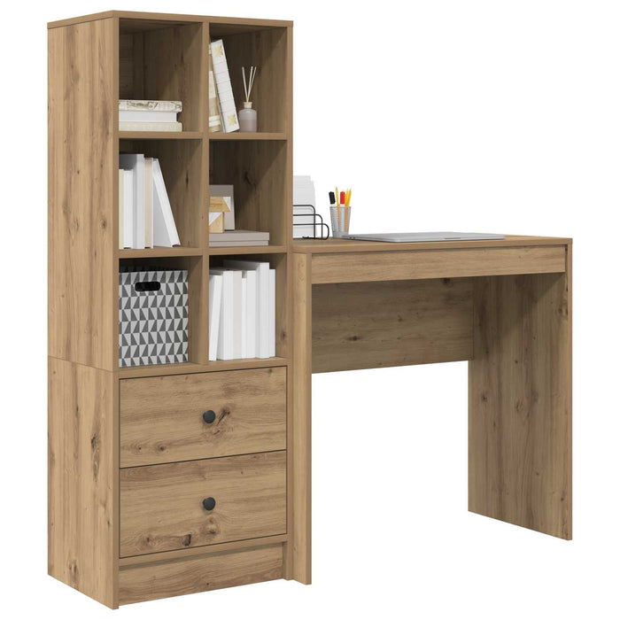 Birou Stejar Artizanal 125,5 x 40 x 127 cm 2 buc. WALTI