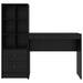 Birou cu sertar cu raft cu depozitare 2 pcs Stejar Negru - WALTI WALTI