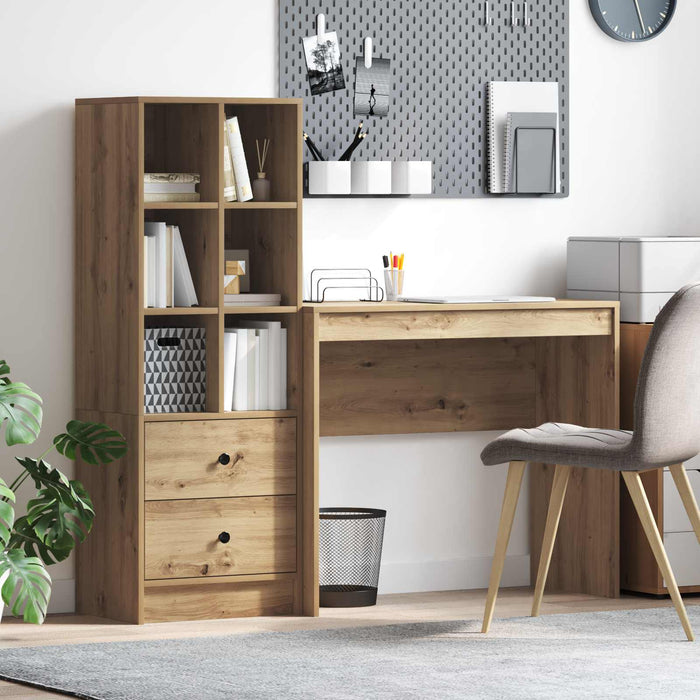 Birou Stejar Artizanal 135,5 x 40 x 127 cm 2 buc. WALTI