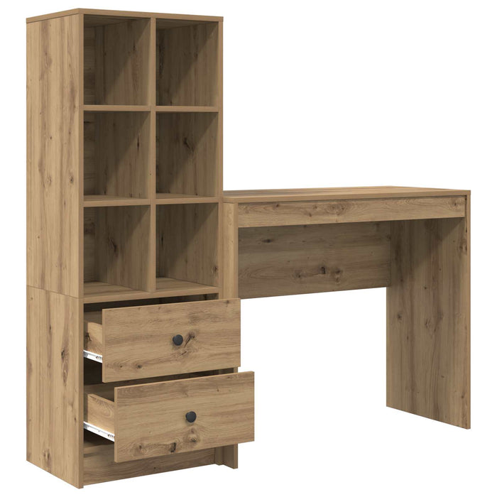 Birou Stejar Artizanal 135,5 x 40 x 127 cm 2 buc. WALTI