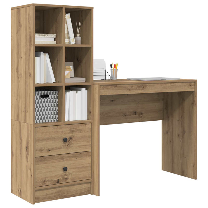 Birou Stejar Artizanal 135,5 x 40 x 127 cm 2 buc. WALTI