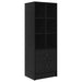 Birou cu sertar cu raft cu depozitare 2 pcs Stejar Negru - WALTI WALTI