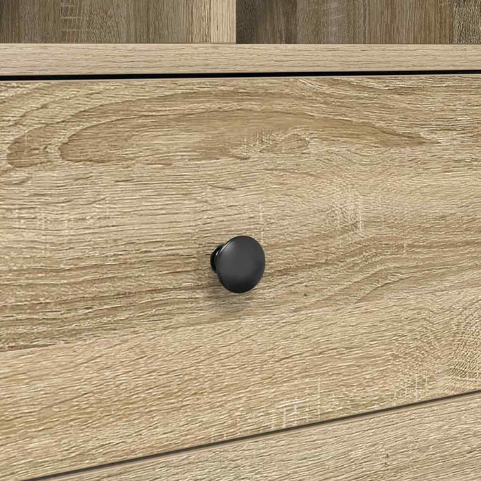 Birou cu Stocare Sonoma Oak Lemn Prelucrat - WALTI WALTI