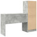 Birou cu sertar cu raft cu depozitare 2 pcs Gri din beton - WALTI WALTI