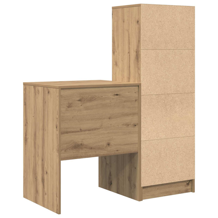 Birou Stejar Artizanal 105,5 x 50 x 127 cm 2 buc. - WALTI WALTI