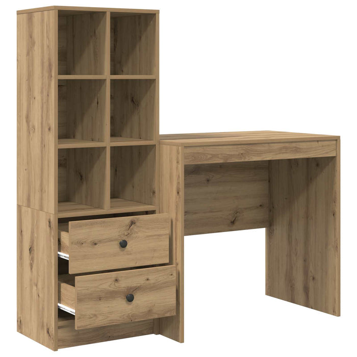 Birou Stejar Artizanal 125,5 x 50 x 127 cm 2 buc. WALTI