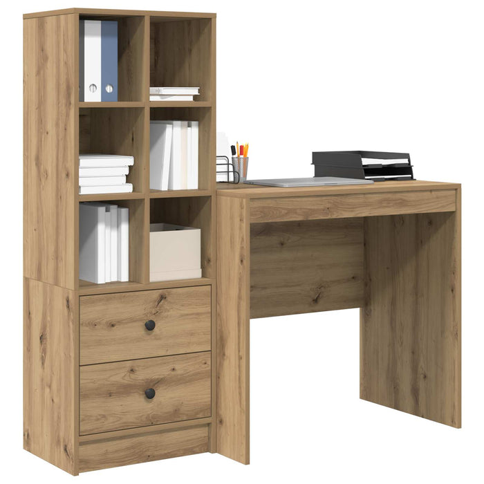 Birou Stejar Artizanal 125,5 x 50 x 127 cm 2 buc. WALTI