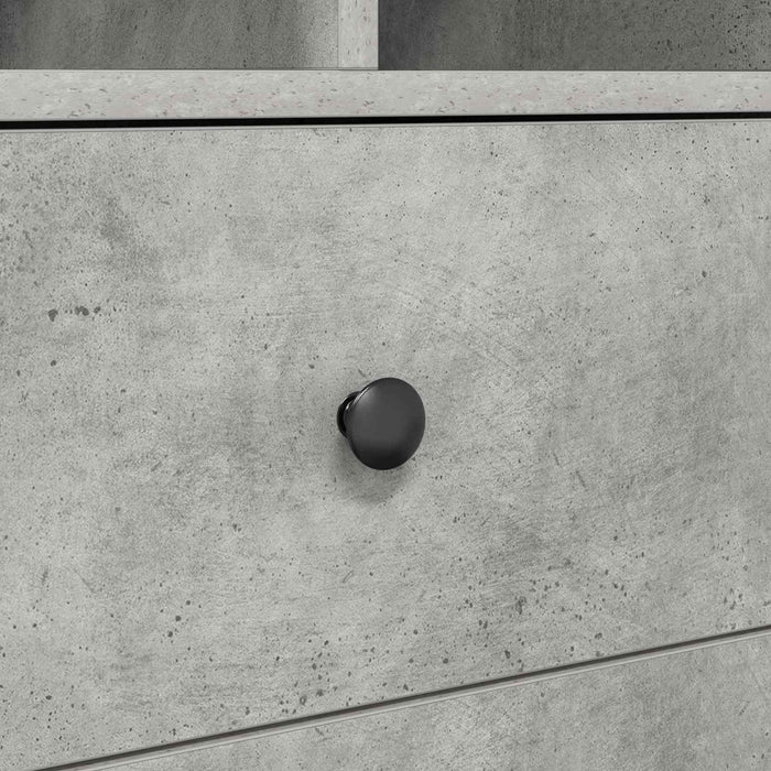 Birou cu sertar cu raft cu depozitare 2 pcs Gri din beton - WALTI WALTI