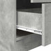 Birou cu sertar cu raft cu depozitare 2 pcs Gri din beton - WALTI WALTI