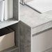 Birou cu sertar 2 pcs Gri din beton - WALTI WALTI