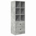 Birou cu sertar 2 pcs Gri din beton - WALTI WALTI