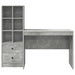 Birou cu sertar 2 pcs Gri din beton - WALTI WALTI