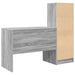 Birou cu sertar 2 pcs Gri Sonoma - WALTI WALTI