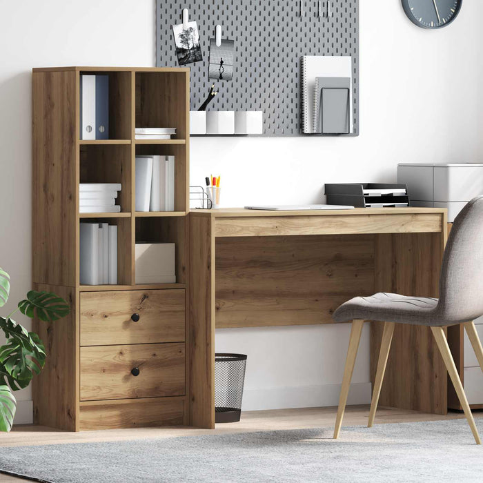 Birou Stejar Artizanal 145.5 x 50 x 127 cm 2 buc. WALTI