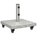Bază pentru umbrelă Gri 45 x 45 x 45 cm Granit - WALTI WALTI