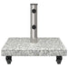 Bază pentru umbrelă Gri 45 x 45 x 45 cm Granit - WALTI WALTI