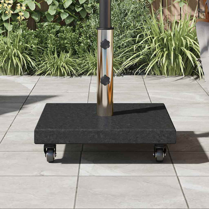 Bază pentru umbrelă Negru 45 x 45 x 45 cm Granit - WALTI WALTI