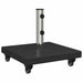 Bază pentru umbrelă Negru 45 x 45 x 45 cm Granit - WALTI WALTI