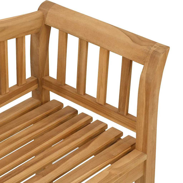 bancă Maro 120 x 53,5 x 85 cm Lemn masiv de tec - WALTI WALTI