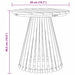 Masă laterală Maro 50 x 50 x 49,5 cm Lemn solid de tec - WALTI WALTI