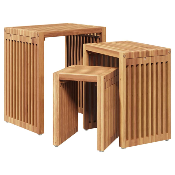 Masă laterală pentru grădină 3 pcs Maro 33 x 44,5 x 51 cm - WALTI WALTI