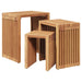 Masă laterală pentru grădină 3 pcs Maro 33 x 44,5 x 51 cm - WALTI WALTI