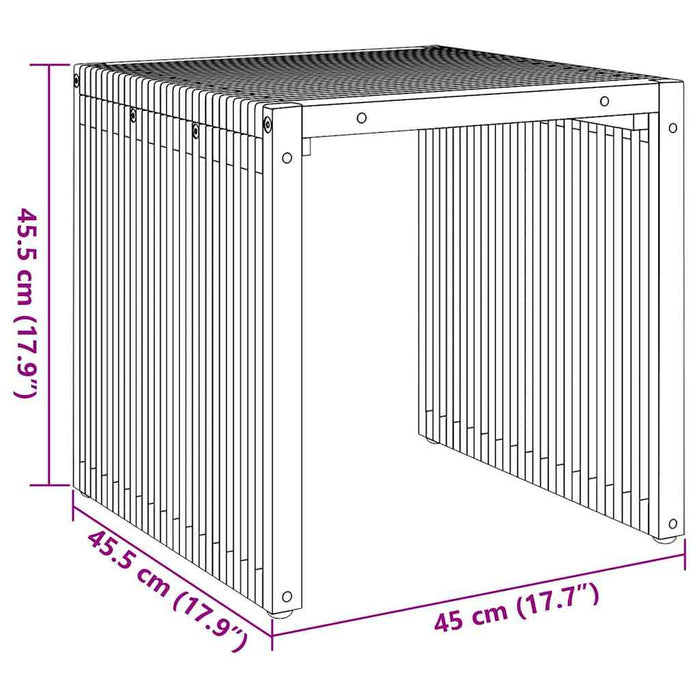Masă laterală pentru grădină Maro 45 x 42,5 x 45 cm - WALTI WALTI