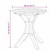 Masă laterală Maro 40 x 40 x 41 cm Lemn solid de tec - WALTI WALTI