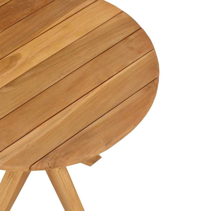 Masă laterală Maro 55 x 55 x 51 cm Lemn solid de tec - WALTI WALTI