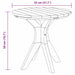 Masă laterală Maro 55 x 55 x 51 cm Lemn solid de tec - WALTI WALTI