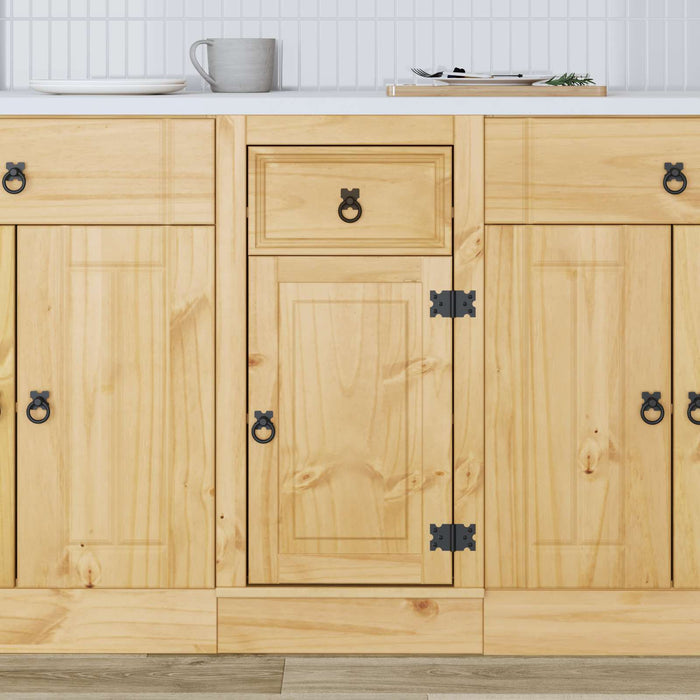 Dulap cu sertar Miere 40 x 46 x 81,5 cm Lemn de pin masiv - WALTI WALTI