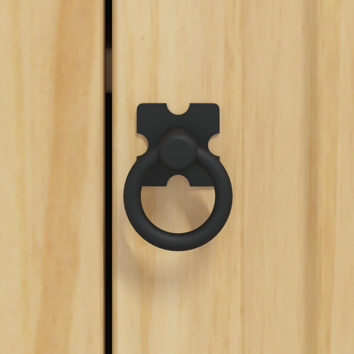 Dulap cu raft cu ușă Miere 60 x 32 x 40 cm Lemn de pin masiv - WALTI WALTI