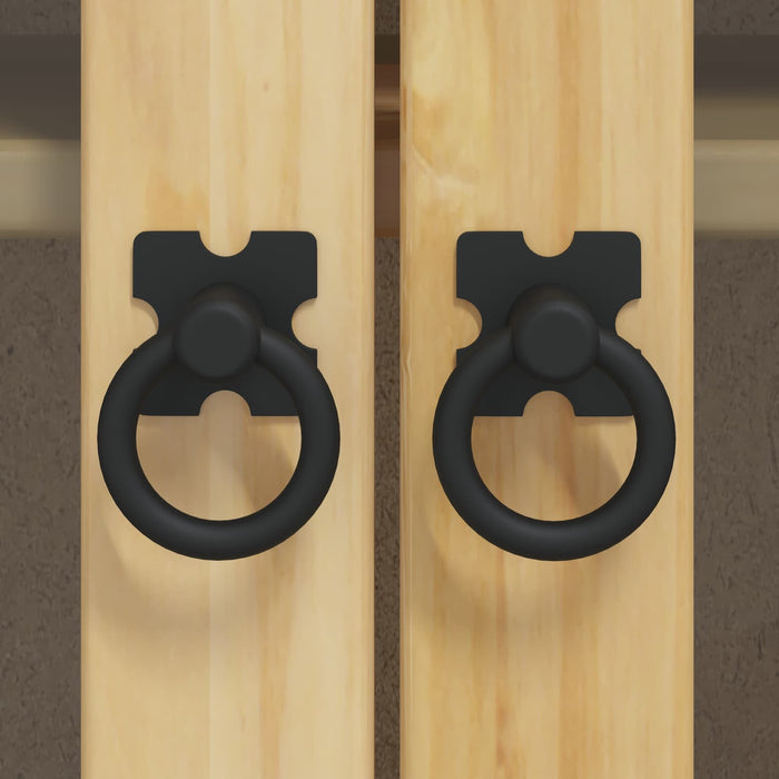 Dulap cu raft cu ușă Miere 60 x 32 x 40 cm Lemn de pin masiv - WALTI WALTI