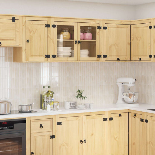 Dulap cu raft cu ușă Miere 60 x 32 x 40 cm Lemn de pin masiv - WALTI WALTI