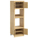 Dulap cu raft cu ușă Miere 66 x 58 x 207 cm Lemn de pin masiv - WALTI WALTI