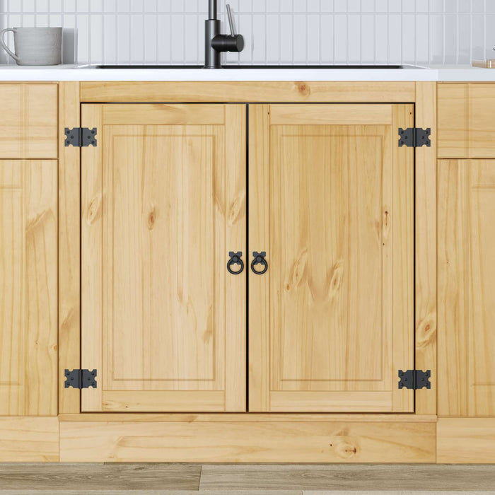 Dulap cu depozitare Miere 80 x 46 x 81,5 cm Lemn de pin masiv - WALTI WALTI