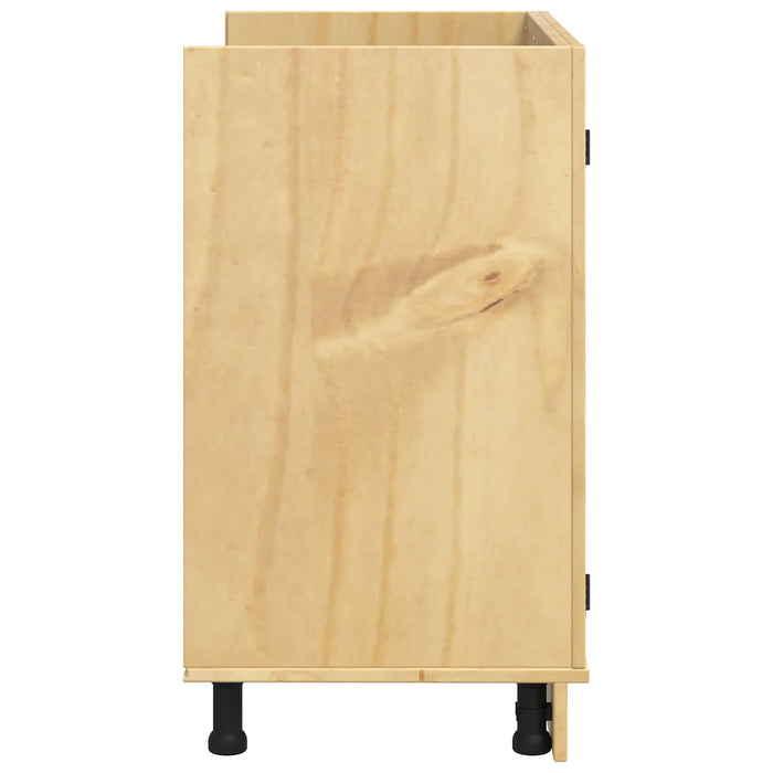 Dulap cu depozitare Miere 80 x 46 x 81,5 cm Lemn de pin masiv - WALTI WALTI